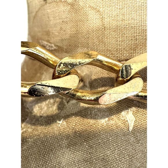 CHRISTIAN DIOR Necklace Seashell Shell Starfish Seahorse Chunky Gold Tone - Picture 15 of 15